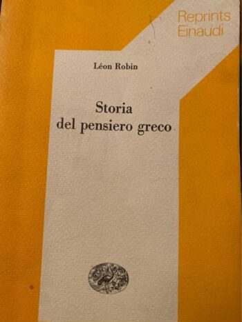 Storia del pensiero greco
