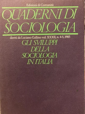 Gli sviluppi della sociologia in Italia